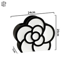 Bình Hoa Coco Camélia H20x24x7-BÌNH HOA-CẬU HAI HOME DECOR