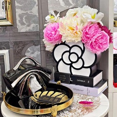Bình Hoa Coco Camélia H20x24x7-BÌNH HOA-CẬU HAI HOME DECOR