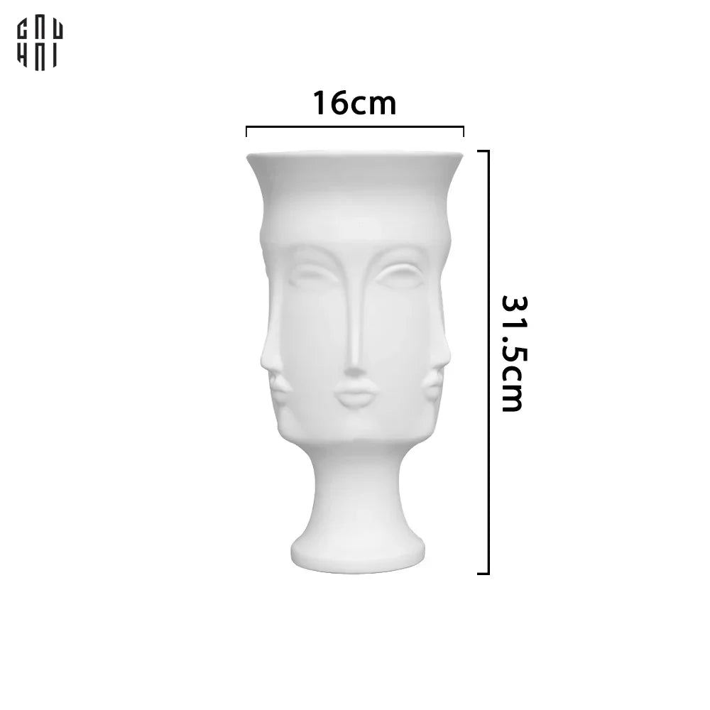 Bình Hoa Composite Tượng Muse - Adler Inspired 16x31.5-BÌNH HOA-CẬU HAI HOME DECOR