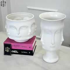 Bình Hoa Composite Tượng Muse - Adler Inspired 16x31.5-BÌNH HOA-CẬU HAI HOME DECOR