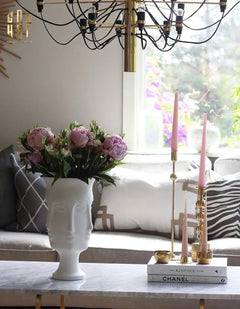 Bình Hoa Composite Tượng Muse - Adler Inspired 16x31.5-BÌNH HOA-CẬU HAI HOME DECOR