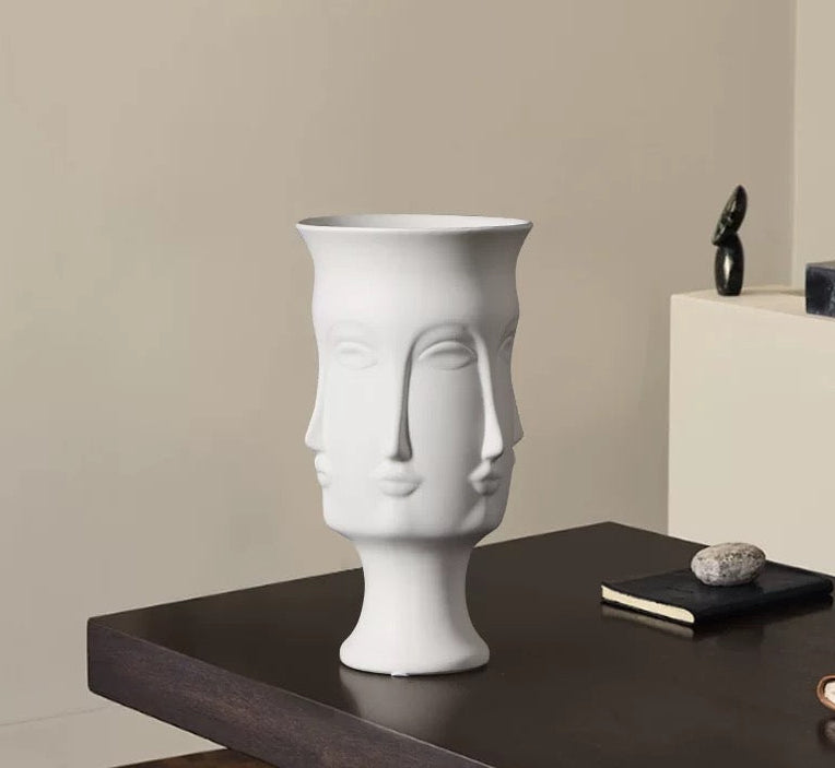Bình Hoa Composite Tượng Muse - Adler Inspired 16x31.5-BÌNH HOA-CẬU HAI HOME DECOR