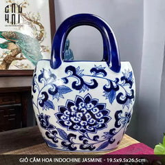 Bình Hoa Curved Indochine Bloom Basket-BÌNH HOA-CẬU HAI HOME DECOR