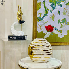 Bình Hoa Flint Aurum Galaxia 25x26-BÌNH HOA-CẬU HAI HOME DECOR