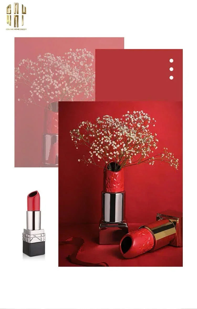 BÌNH HOA GOLD D.O ROUGE MATTE S36