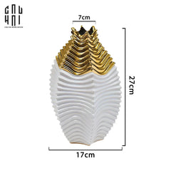 Bình Hoa Golden Bud 17x27-BÌNH HOA-CẬU HAI HOME DECOR