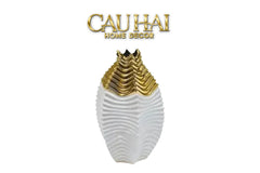 Bình Hoa Golden Bud 17x27-BÌNH HOA-CẬU HAI HOME DECOR