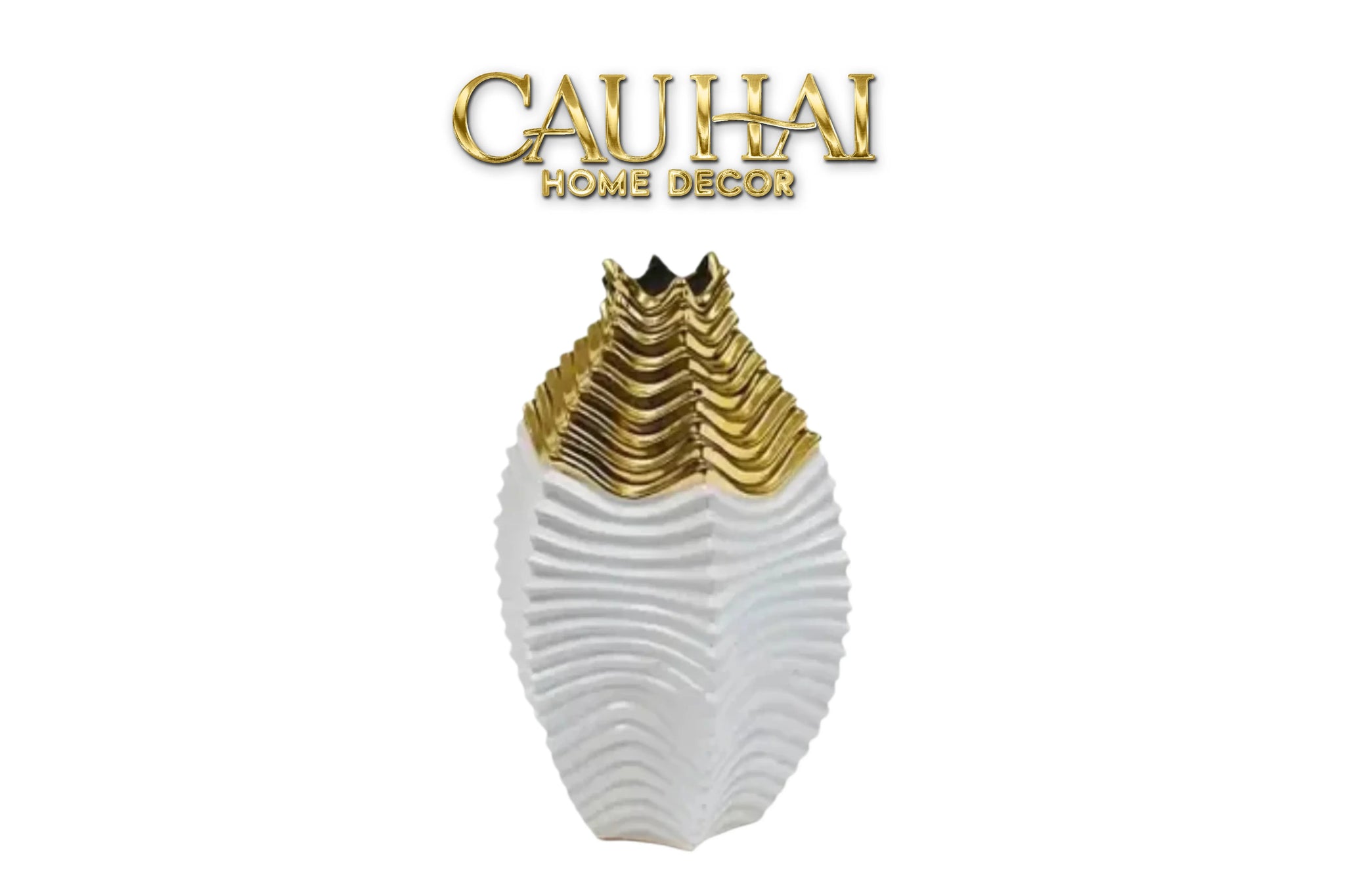 Bình Hoa Golden Bud-CẬU HAI HOME DECOR