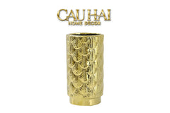 Bình Hoa Golden Scale 11x20-BÌNH HOA-CẬU HAI HOME DECOR