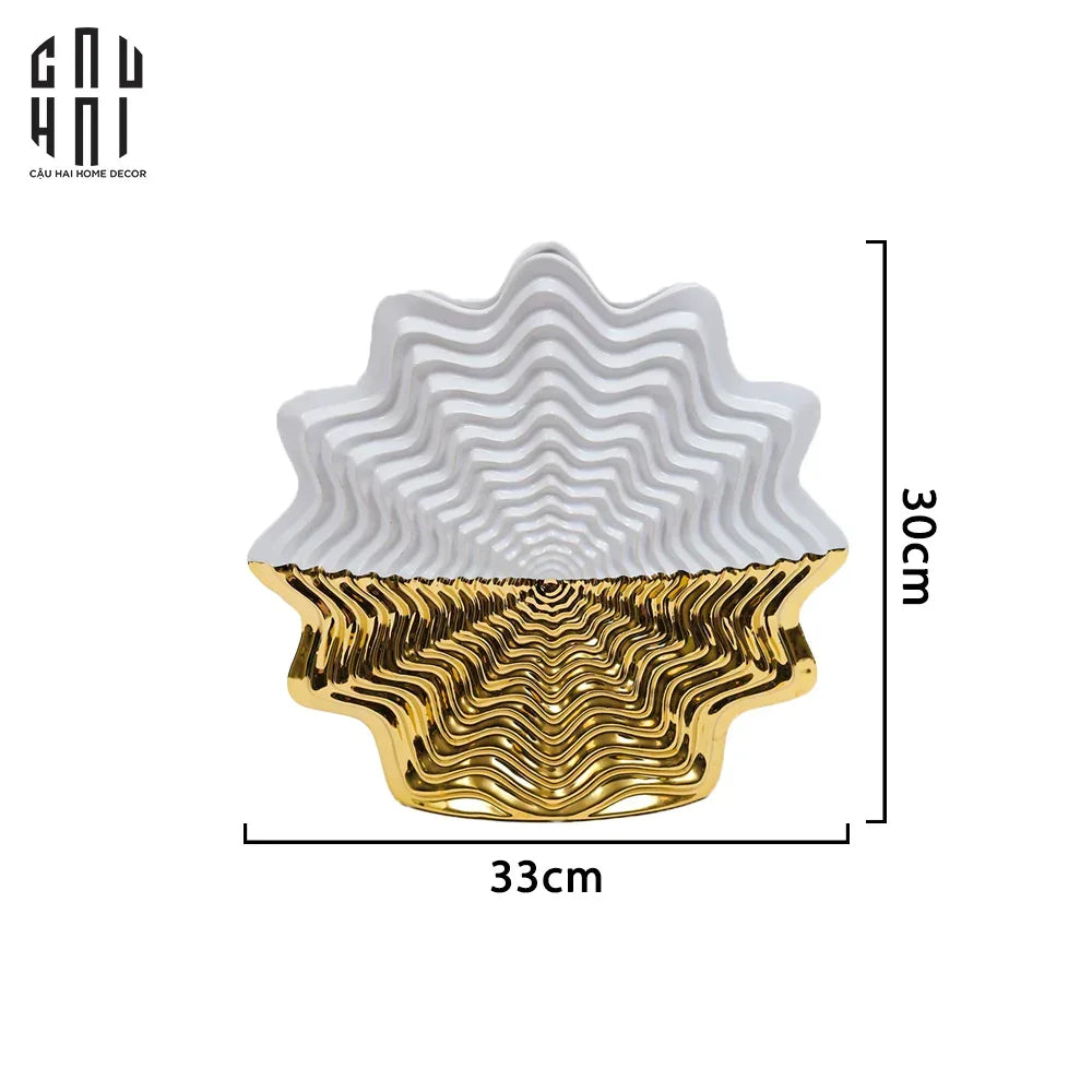 Bình Hoa Gốm Sứ Tráng Men Aquarium Starlight S30-BÌNH HOA-CẬU HAI HOME DECOR