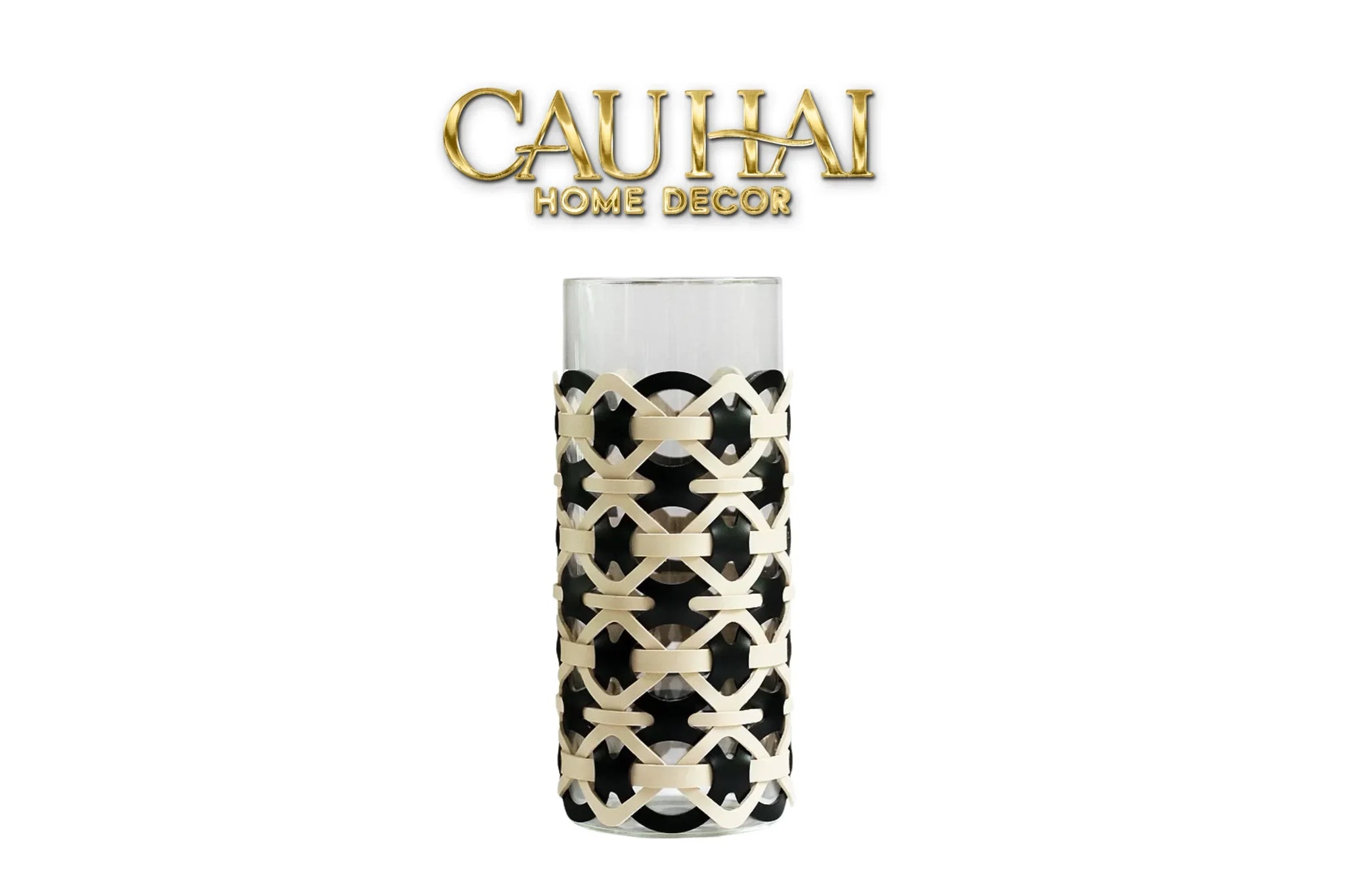 Bình Hoa Gốm Tròn Đen Noire Pearl Pottery Vase 23.5x17-CẬU HAI HOME DECOR