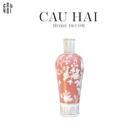Bình Hoa Hồng Xuân 15x41-BÌNH HOA-CẬU HAI HOME DECOR