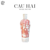 BÌNH HOA HỒNG XUÂN-CẬU HAI HOME DECOR