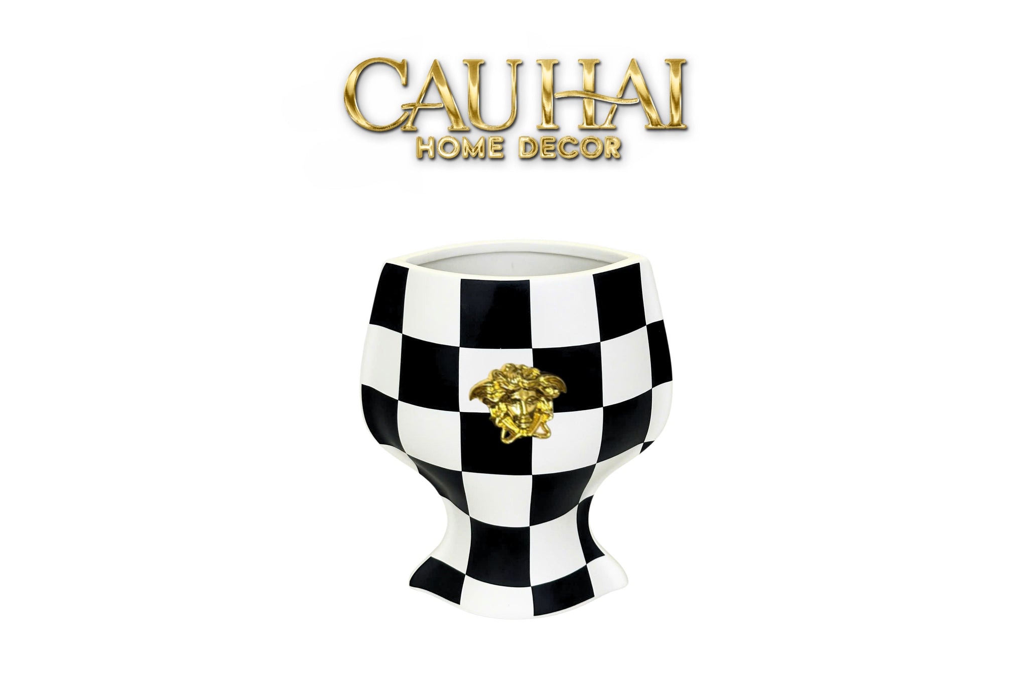 BÌNH HOA MONO CHESS H21-1- Cậu Hai Home Decor