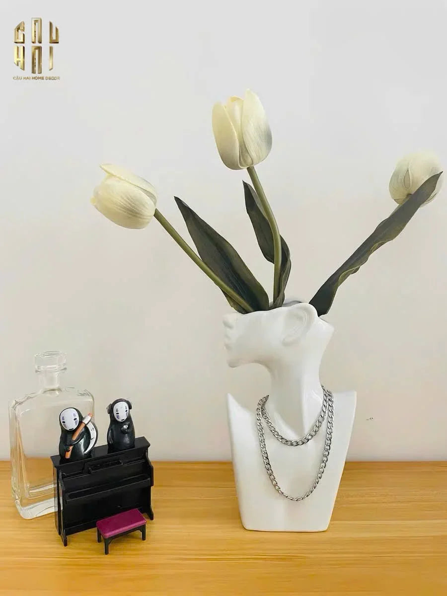 BÌNH HOA SỨ TRÁNG MEN JEWELRY ALEXA