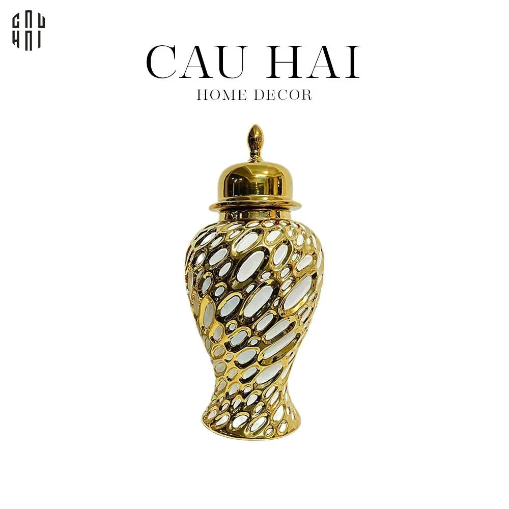BÌNH HOA SỨ TRÁNG MEN KELLEHER