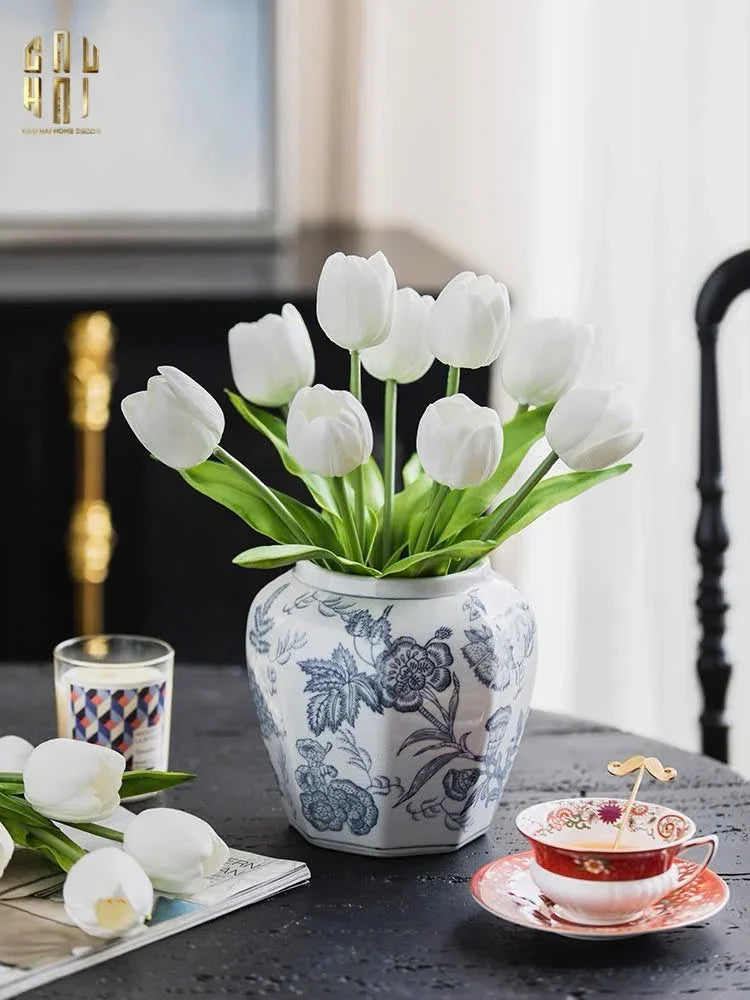 BÌNH HOA SỨ TRÁNG MEN TRƯỜNG THỌ
