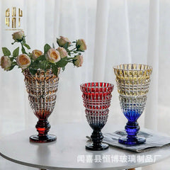 Bình Hoa Thuỷ Tinh Critalleries Ruby Crimson Mystic H30-CẬU HAI HOME DECOR