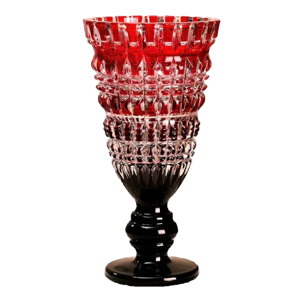 Bình Hoa Thuỷ Tinh Critalleries Ruby Crimson Mystic H30