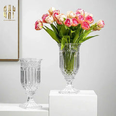 Bình Hoa Thuỷ Tinh Critalleries Saint Dupont H33-BÌNH HOA-CẬU HAI HOME DECOR