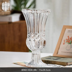 Bình Hoa Thuỷ Tinh Critalleries Saint Paul H30-BÌNH HOA-CẬU HAI HOME DECOR