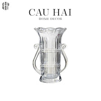 Bình Hoa Thuỷ Tinh Đàn Hạc Cristalleries La Harpe Silhouette H28-BÌNH HOA-CẬU HAI HOME DECOR