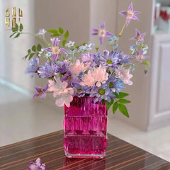 Bình Hoa Thuỷ Tinh Gerald - Purple 8x14x20-BÌNH HOA-CẬU HAI HOME DECOR
