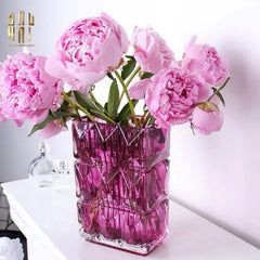 Bình Hoa Thuỷ Tinh Gerald - Purple 8x14x20-BÌNH HOA-CẬU HAI HOME DECOR