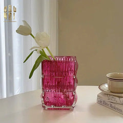 Bình Hoa Thuỷ Tinh Gerald - Purple 8x14x20-BÌNH HOA-CẬU HAI HOME DECOR