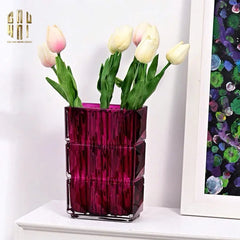 Bình Hoa Thuỷ Tinh Gerald - Purple-CẬU HAI HOME DECOR