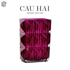 Bình Hoa Thuỷ Tinh Gerald - Purple-CẬU HAI HOME DECOR