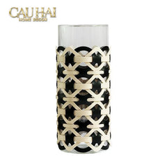 binh-hoa-thuy-tinh-hinh-tru-phoi-da-dan-woven-leather-cylinder-glass-vase-10x25-cau-hai-home-decor-2 - CẬU HAI HOME DECOR
