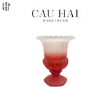 BÌNH HOA THUỶ TINH MINI KRISTINA - RED