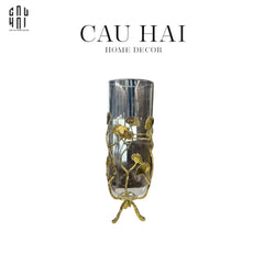 Bình Hoa Thuỷ Tinh Spring Ginkgo Size H30-BÌNH HOA-CẬU HAI HOME DECOR