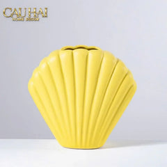 Bình Hoa Vỏ Sò Sienna Coastal Shell Vase H25-BÌNH HOA-CẬU HAI HOME DECOR