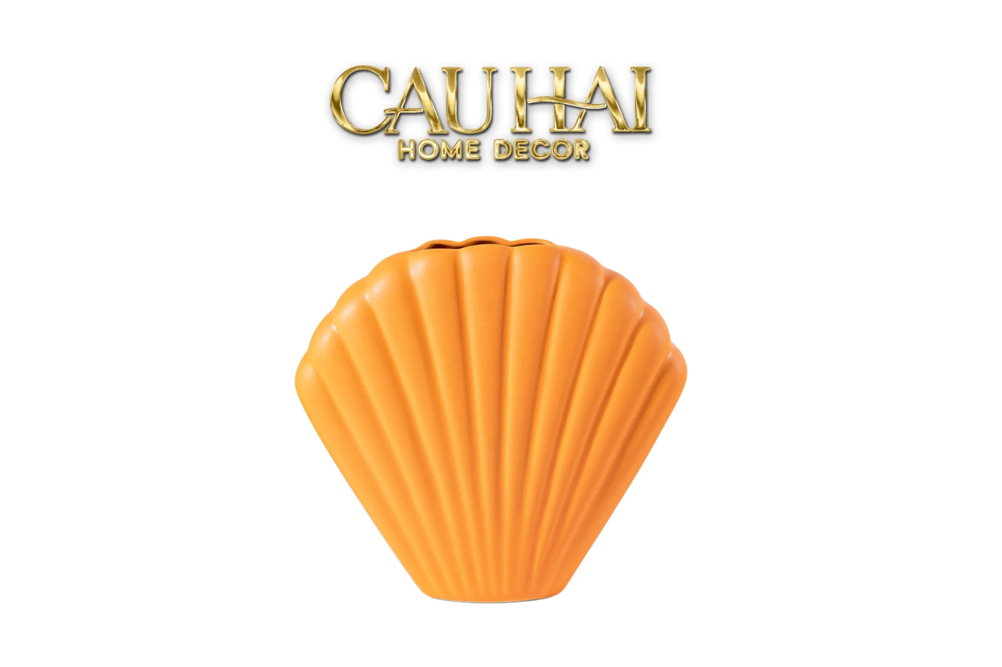 Bình Hoa Vỏ Sò Sienna Coastal Shell Vase H25-CẬU HAI HOME DECOR