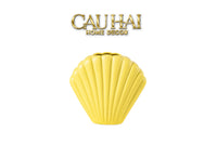 Bình Hoa Vỏ Sò Sunlit Coastal Shell Vase H20-BÌNH HOA-CẬU HAI HOME DECOR
