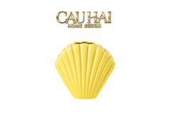 Bình Hoa Vỏ Sò Sunlit Coastal Shell Vase H20-CẬU HAI HOME DECOR