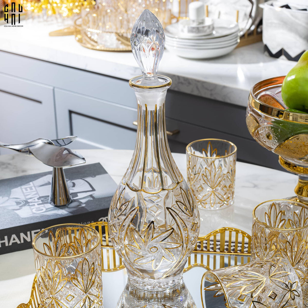 Bình Rượu Jackson Ss25 11.3x36-BÌNH RƯỢU-CẬU HAI HOME DECOR