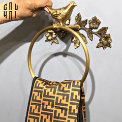 Bird Nest Brass Hanger-CẬU HAI HOME DECOR