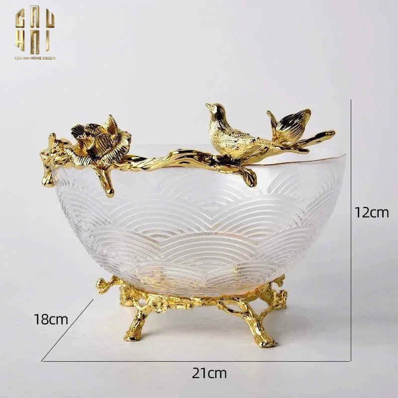 BOWL TRÁI CÂY GOLDEN NEST - SIZE L