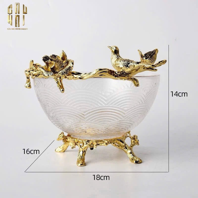BOWL TRÁI CÂY GOLDEN NEST - SIZE L