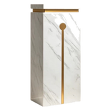 Bục Trang Trí Marble Chữ Nhật Axis D'Or Ivory H100 - Cậu Hai Home Decor