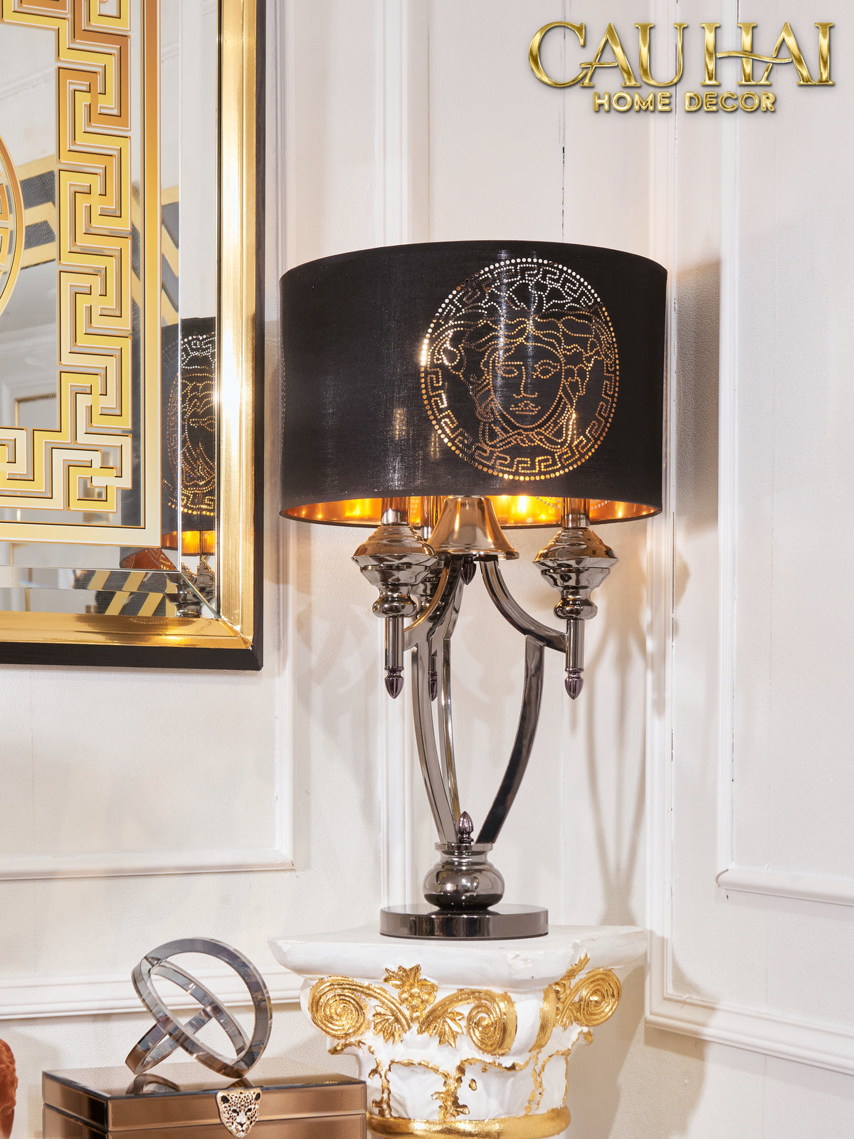 Maison Couture - Đèn Bàn Versus Medusa Signature V Class Side Table Lamp H70-ĐÈN BÀN-CẬU HAI HOME DECOR