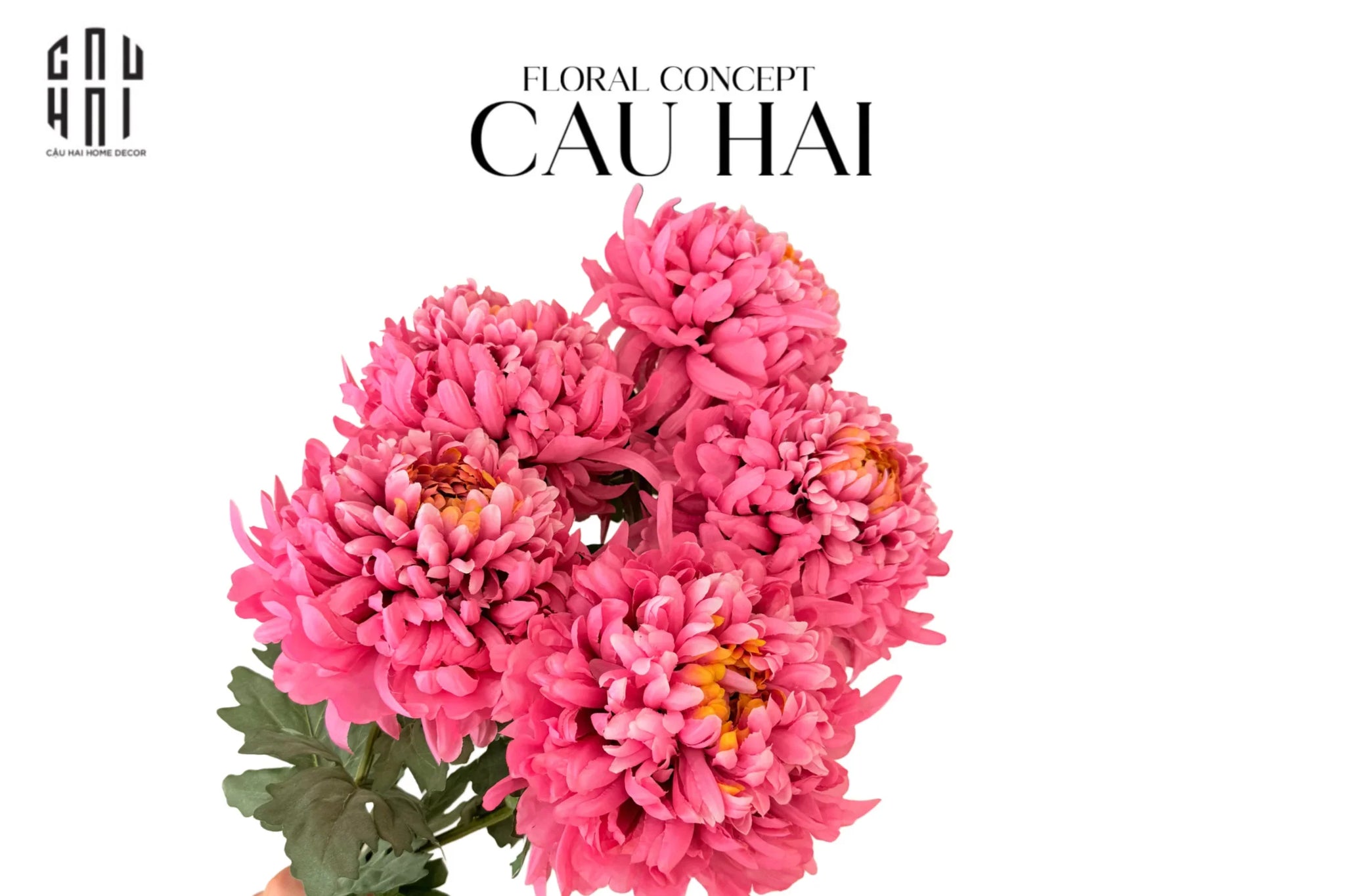 Cành Cúc Thiên Hương Mẫu Đơn - Special Version-CẬU HAI HOME DECOR