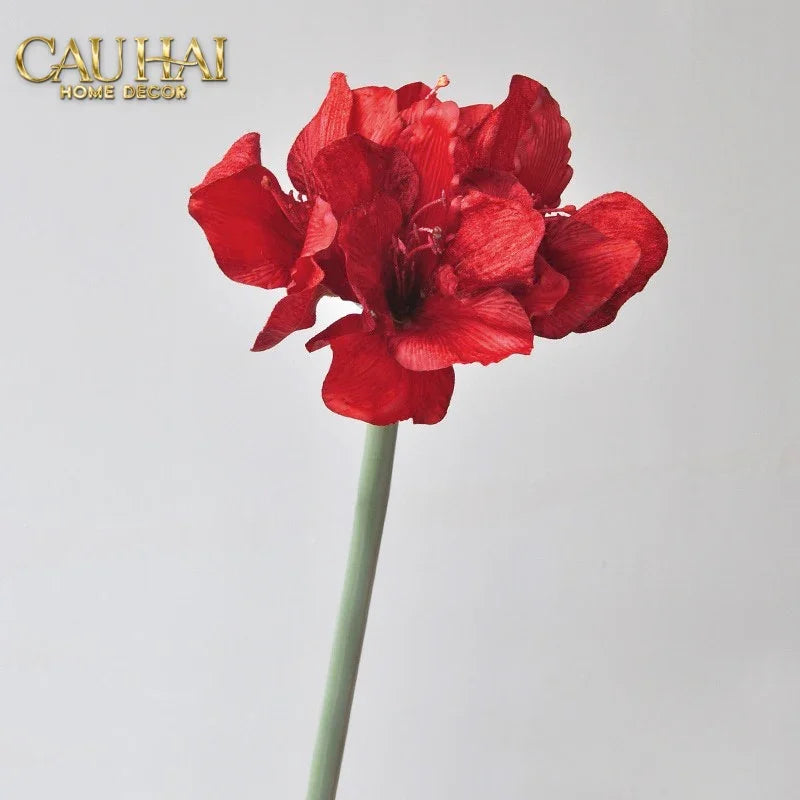 Cành Hoa Huệ Tứ Phương - Scarlet Rouge Matte-CẬU HAI HOME DECOR