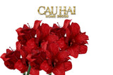 Cành Hoa Huệ Tứ Phương - Scarlet Rouge Matte-CẬU HAI HOME DECOR