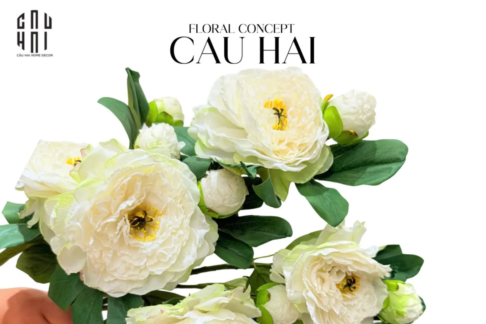 CÀNH HOA MẪU ĐƠN SUPER - WHITE