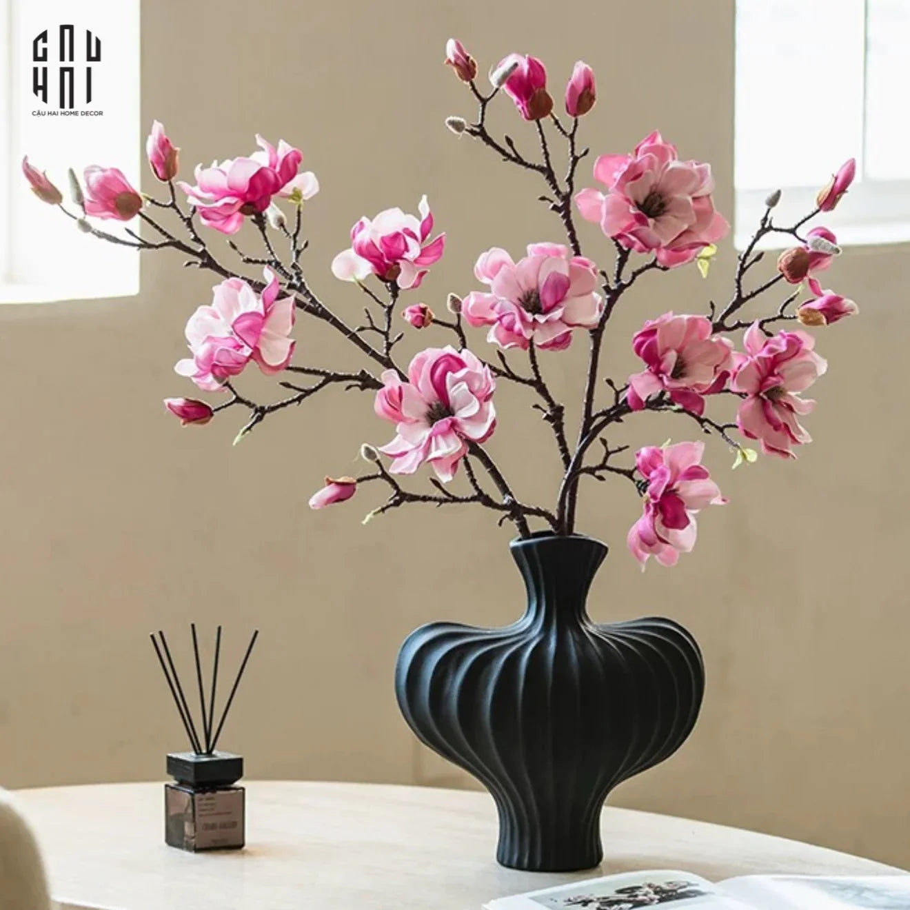 CÀNH HOA MỘC LAN SUPER - HOT PINK