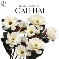 Cành Hoa Mộc Lan Minyulua De Magnolia -CẬU HAI HOME DECOR